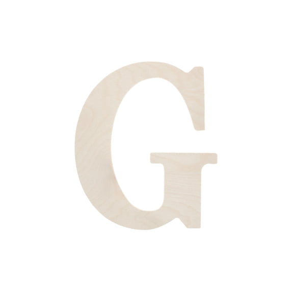 Good Wood By Leisure Arts Letter 9.5" G, Wooden Letters, Wood Letters, Wooden Letters Wall Decor, Large Letters 9.5 Inch, Small For Crafts