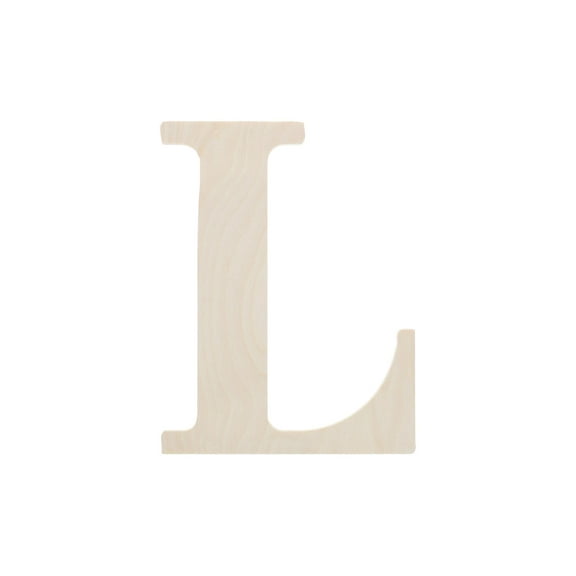 Good Wood By Leisure Arts Letter 9.5" L, Wooden Letters, Wood Letters, Wooden Letters Wall Decor, Large Letters 9.5 Inch, Small For Crafts