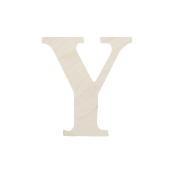 Good Wood By Leisure Arts Letter 9.5" Y, Wooden Letters, Wood Letters, Wooden Letters Wall Decor, Large Letters 9.5 Inch, Small For Crafts