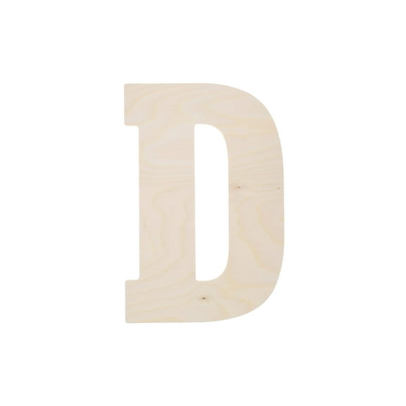 Good Wood By Leisure Arts Letter 13" D, Wooden Letters, Wood Letters, Wooden Letters Wall Decor, Large Letters 13 Inch, Small For Crafts