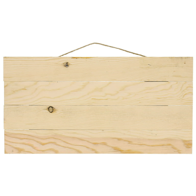 Good Wood Pallet Plaque 16x8.25 inch Pine