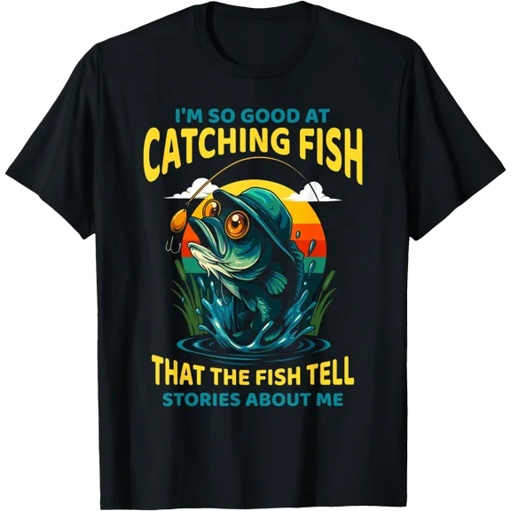 Good at Catching Fish Fishing Angler Fisherman Fish Hunter T-Shirt