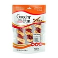 Good'n'Fun Triple Flavor Crunchy Spirals, Dog Chew Sticks, Premium