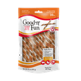 thumbnail image 1 of Good 'n' Fun Triple Flavor Twists, Duck, Prime Rib and Beef, Rawhide Chews for All Dogs, 10 Count, 1 of 9