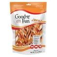 thumbnail image 1 of Good 'n' Fun Triple Flavor Twists, Rawhide Chews for All Dogs, 12 Count, 1 of 7