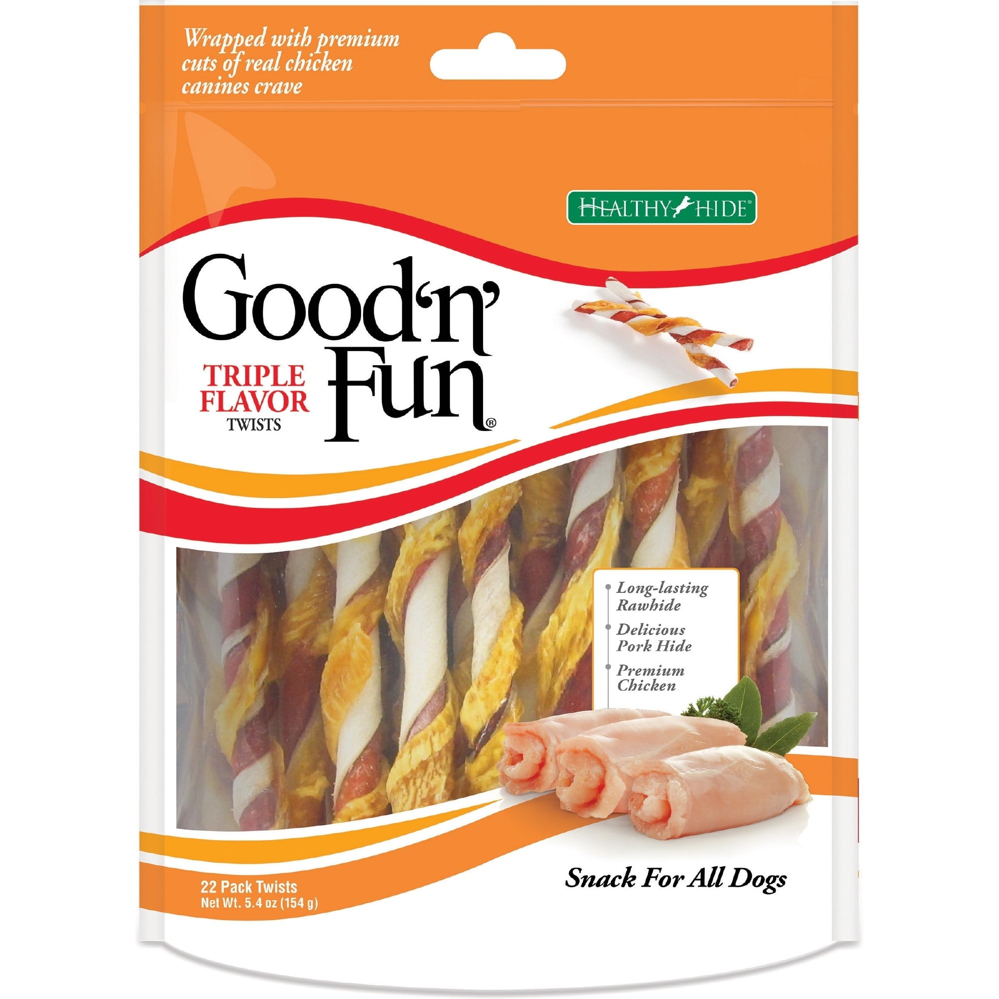 Healthy hide good n clearance fun triple flavor chews
