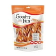 Good 'n' Fun Triple Flavor Twists Rawhide Dog Chews, 12 Count (2.3 Oz