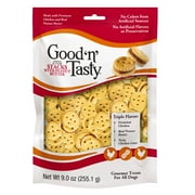 Good ‘n’ Tasty Triple Flavor Stacks, Treats for All Dogs with Chicken and Peanut Butter, 9 oz