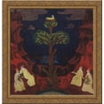 thumbnail image 1 of Good nest (Good tree, consolation for eyes) 20x20 Gold Ornate Wood Framed Canvas Art by Nicholas Roerich, 1 of 2