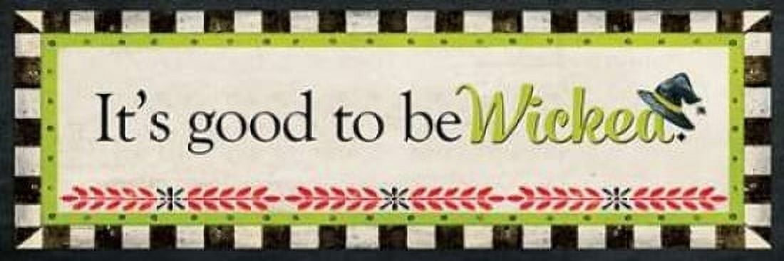 Good to be Wicked Canvas Art - Jo Moulton (8 x 24)