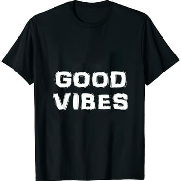 Good vibes Womens T-Shirt Black XL