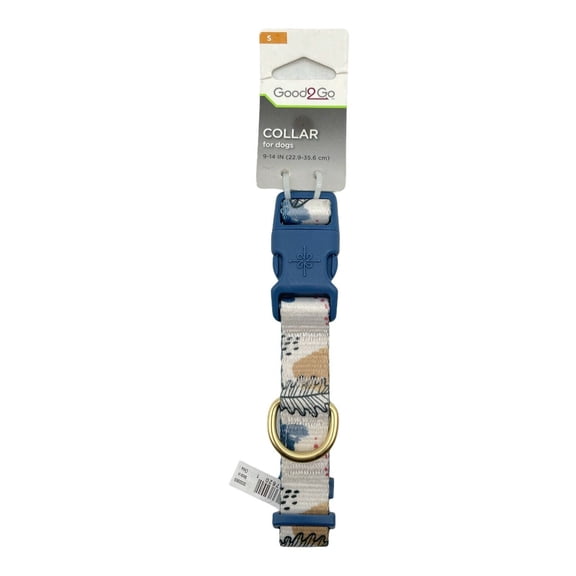 Good2Go Blue Dog Collar, Small 9-14"