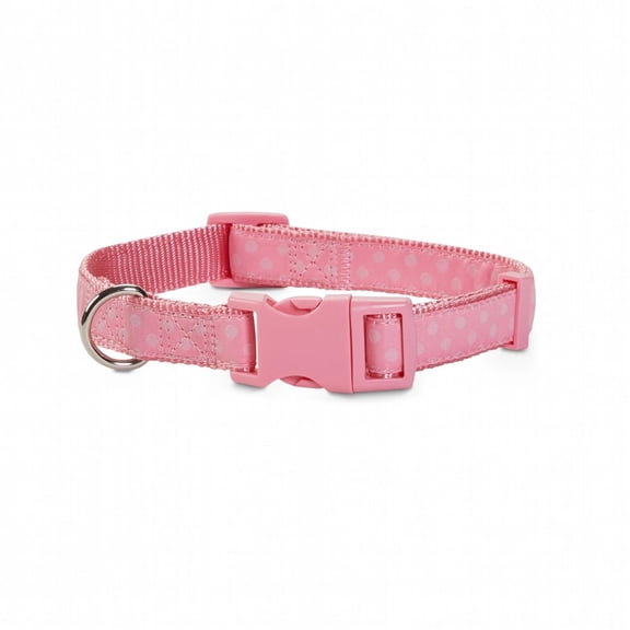 Good2Go Pink Polka Dot Dog Collar, Large /XLarge