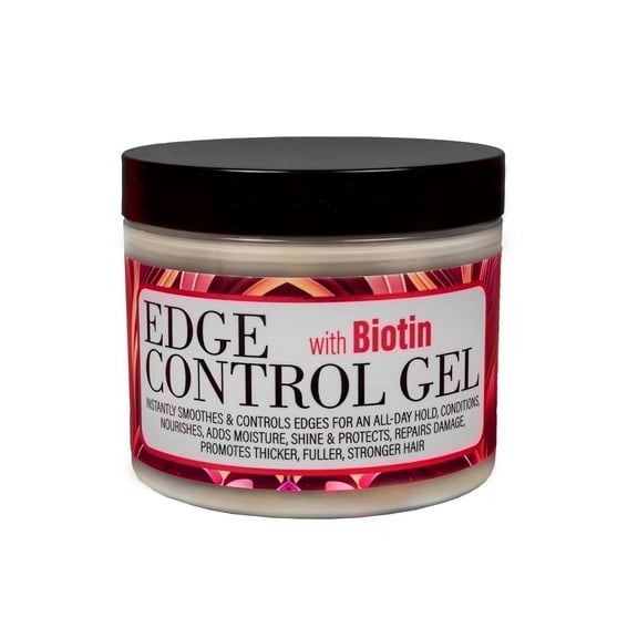 GOOD2GRO Biotin Edge Control Gel 4 oz | Instant Hold, Moisture & Shine | Repairs & Restores for Thicker, Healthy Edges | Vegan & Cruelty-Free