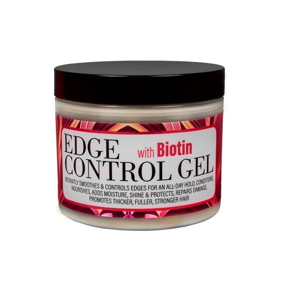 Good2Gro Biotin Edge Control Gel – 4 fl oz | Instant Hold, Moisture & Shine | Repairs Thinning Edges & Restores Hair | Vegan & Cruelty-Free