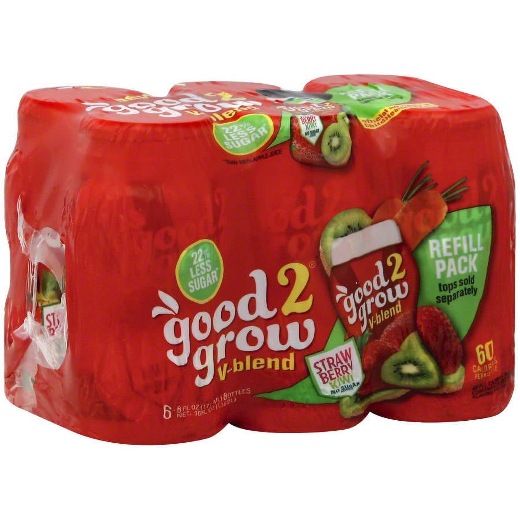 Good2Grow VBlend Strawberry Kiwi Juice, 6 fl oz, 6 pack, (Pack of 4