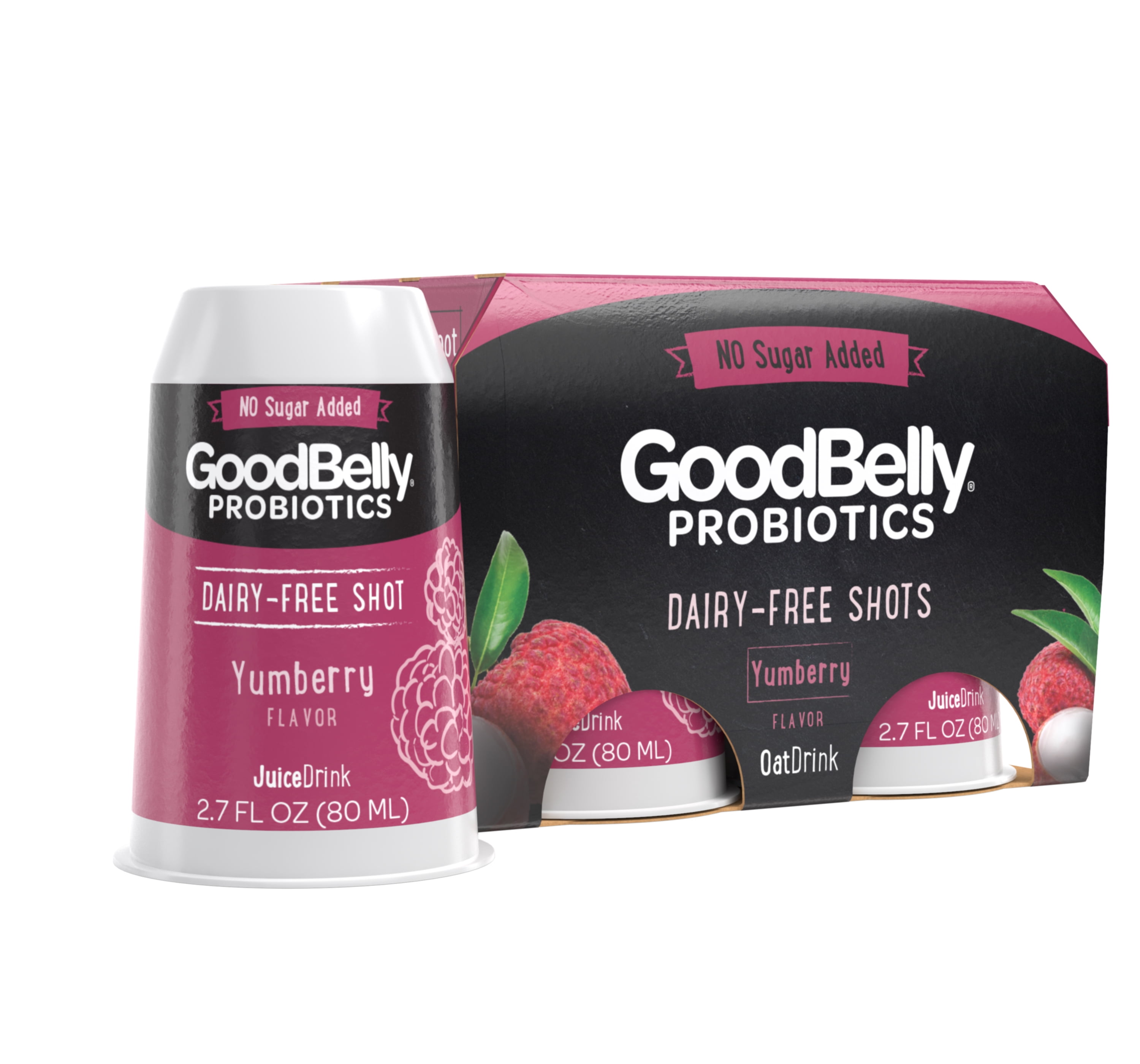 GoodBelly Probiotics Yumberry Oak Drink, 2.7 fl. oz., 4 Count