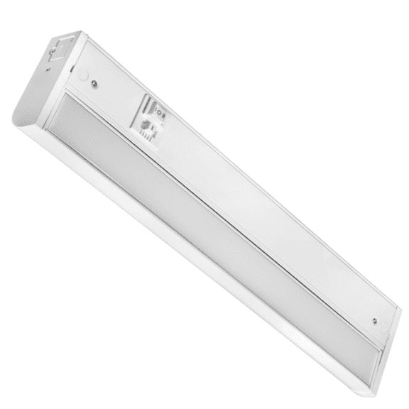 GoodBulb 16 Inch Color Selectable LED Under Cabinet Light 11.5W 650 Lumens 2700K to 5000K 90 CRI White Dimmable Rotatable Lens 2 Pack
