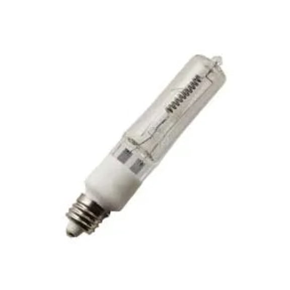 GoodBulb 500W T4 Halogen Light Bulb E11 Mini Candelabra Base Clear Dimmable 2930K 9500 Lumens 120V 2 Pack