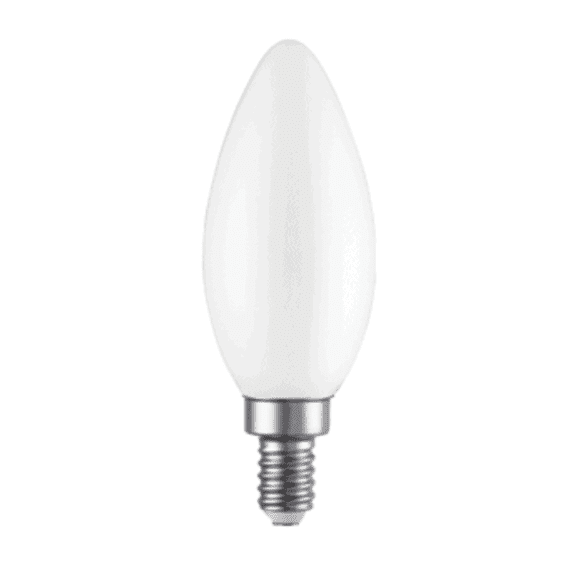 GoodBulb 5W LED B11 Chandelier Light Bulb E12 Candelabra Base 3000K Warm White Frosted 500 Lumens 60W Equivalent Dimmable High CRI 120V 5 Pack