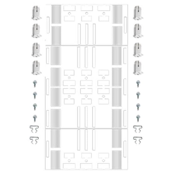 GoodBulb 8 Foot Strip Light Retrofit Kit with Shunted Sockets Complete Conversion Hardware Kit 2 Pack