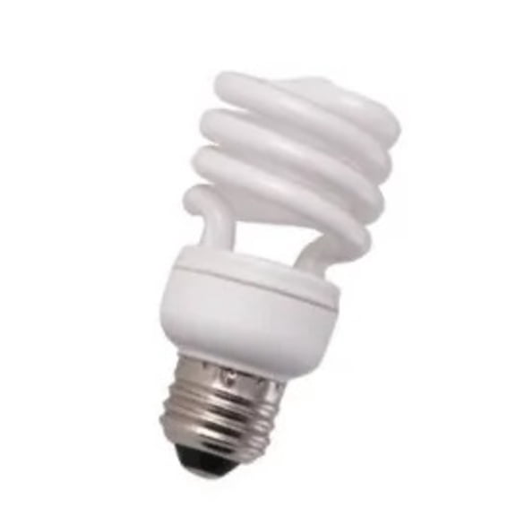 GoodBulb CFL T2 Spiral Bulb 18W 5000K Daylight Medium E26 Base 1080 Lumens Non Dimmable 1 Pack