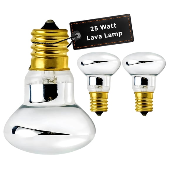 GoodBulb Lava Lamp Incandescent Reflector Light Bulb R39 25W E17 Intermediate Base 3 Pack