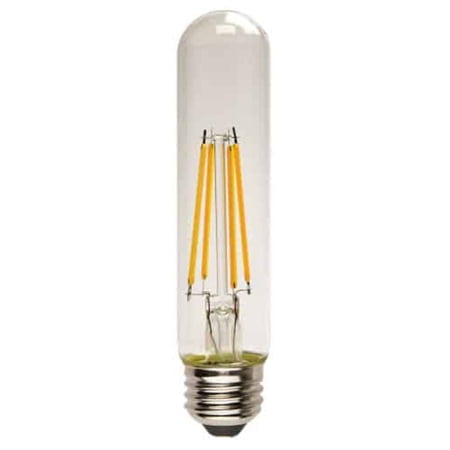 GoodBulb T10 LED Filament Light Bulb 3W 3000K Dimmable Clear E26 Medium Base High CRI 2 Pack