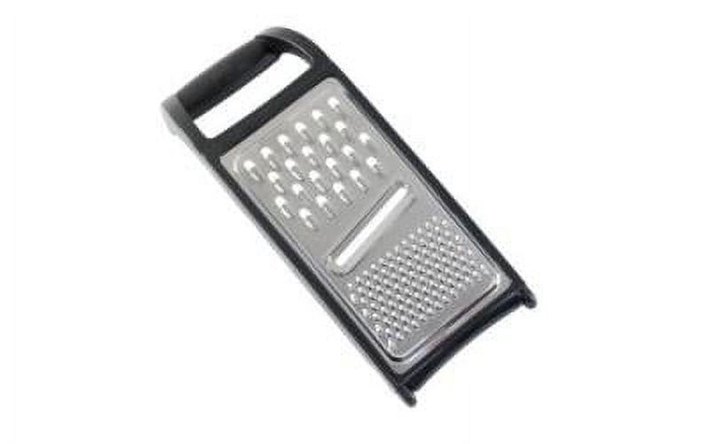 GoodCook Red Stainless Steel Flat Cheese Grater with Handle