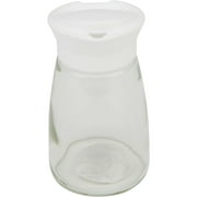 GoodCook 12 oz. Glass Sugar Dispenser with Spouted Lid, Clear/White