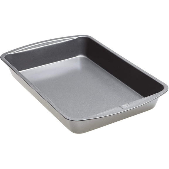 13" x 9" Rectangular Nonstick Steel Bake and Roast Pan, Gray, GoodCook