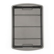 GoodCook 15” x 10.5” Nonstick Carbon Steel Baking Pan & Raised Wire Rack