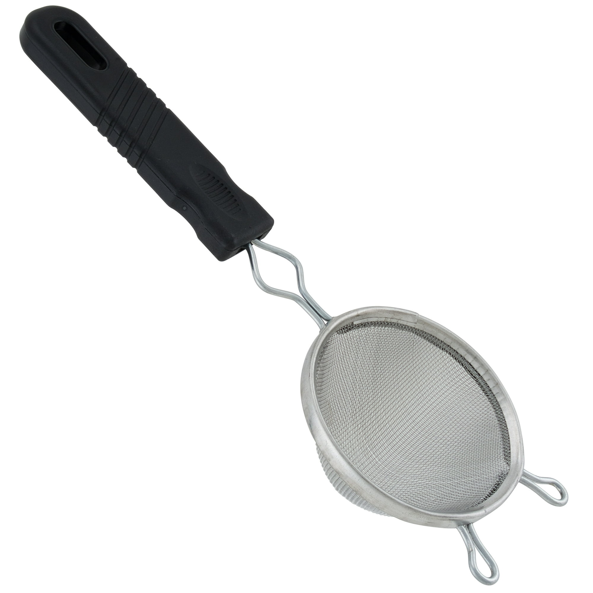 GoodCook 3-Inch Stainless Steel Wire Mesh Strainer with Aluminum Handle