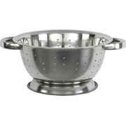 GoodCook 3-Qt. Extra Deep Stainless Steel Colander with Handles, Silver