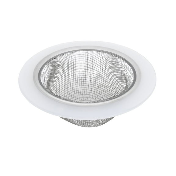Kitchen Sink Drain Strainer, Mesh 4-3/8", Stainless Steel, Silver, Standard, GoodCook