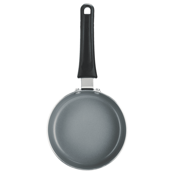GoodCook Everyday Ceramic Mini Fry Pan Nonstick Small Egg Skillet Aluminum Construction for Even Heating, 4.75-Inch, Blue