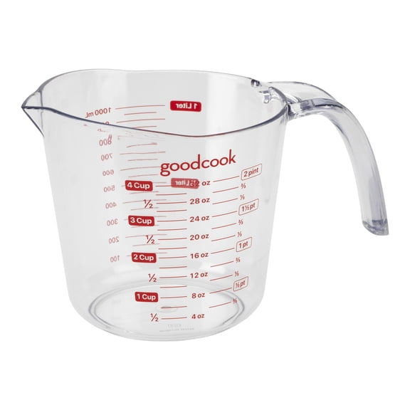Measuring Cup, For Liquid, GoodCook, 4-Cups