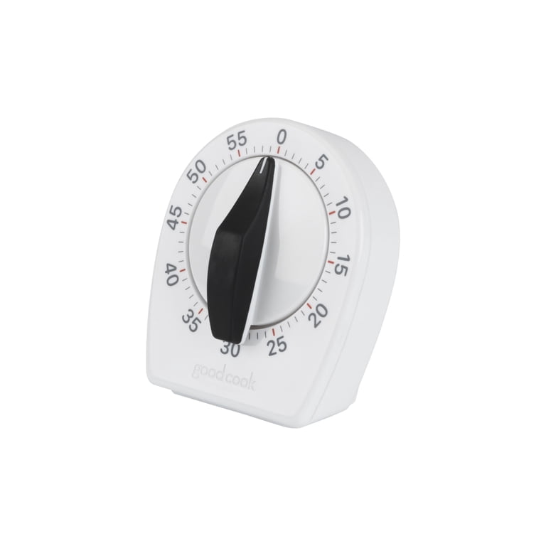 GoodCook, Kitchen Timer, Precision Long Ring, 60-Minutes, White