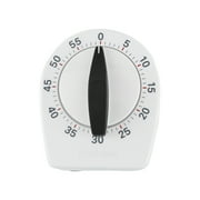 GoodCook Precision Long Ring Kitchen Timer, 60-Minutes, White, Nonslip Base