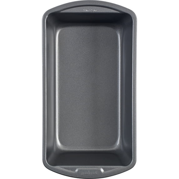 Loaf and Cake Pan 9" x 5", Large E-Z Release, Nonstick Steel, Gray, GoodCook