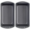 thumbnail image 1 of GoodCook 9 x 5 Steel Loaf Pan, 2pk,Gray, 1 of 6