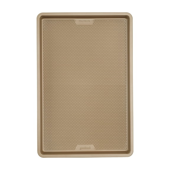 GoodCook BestBake Nonstick Textured Carbon Steel Large Cookie Sheet, 11" x 17", Bronze