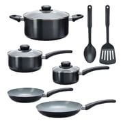 GoodCook Ceramic Nonstick, 10pc Set, Black
