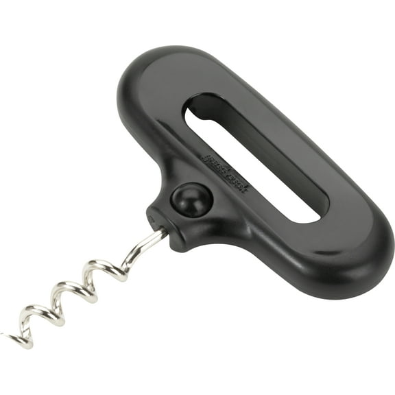 GoodCook Collapsible Stainless Steel Travel Size Corkscrew, Brown/Silver