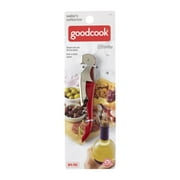GoodCook Corkscrew with Built-In Foil Knife and Bottle Opener, Silver/Red