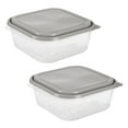 thumbnail image 1 of GoodCook Extra Large Square Food Storage Container 2 Pack, 11.7 Cup Capacity, BPA-Free, Dishwasher Safe, 1 of 14