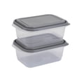 thumbnail image 1 of GoodCook Large Rectangle Food Storage Container 2 Pack, Made without BPA and Dishwasher Safe, A Practical Choice for Dry Goods and Bulk Ingredients, 1 of 11