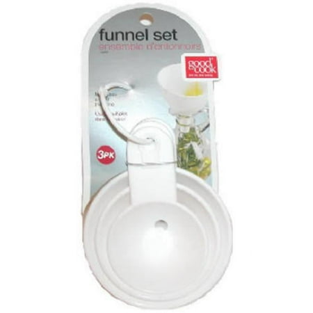 GoodCook Everyday Use Funnels Set of 3 for Kitchen Transfers
