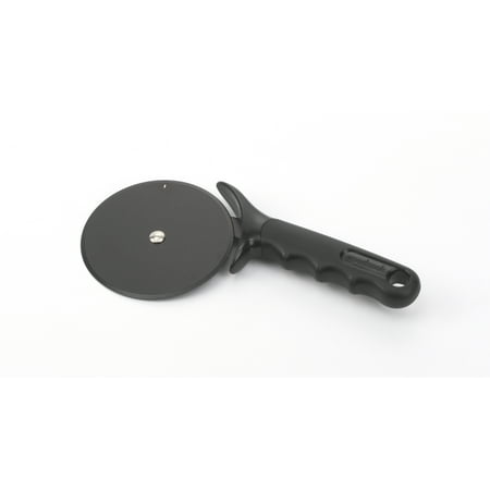 GoodCook Stainless Steel Nonstick Jumbo Rotary Pizza Cutter with Finger Guard, Black