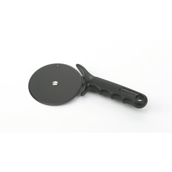GoodCook Nonstick Stainless Steel Jumbo Pizza Cutter with Finger Guard, Black